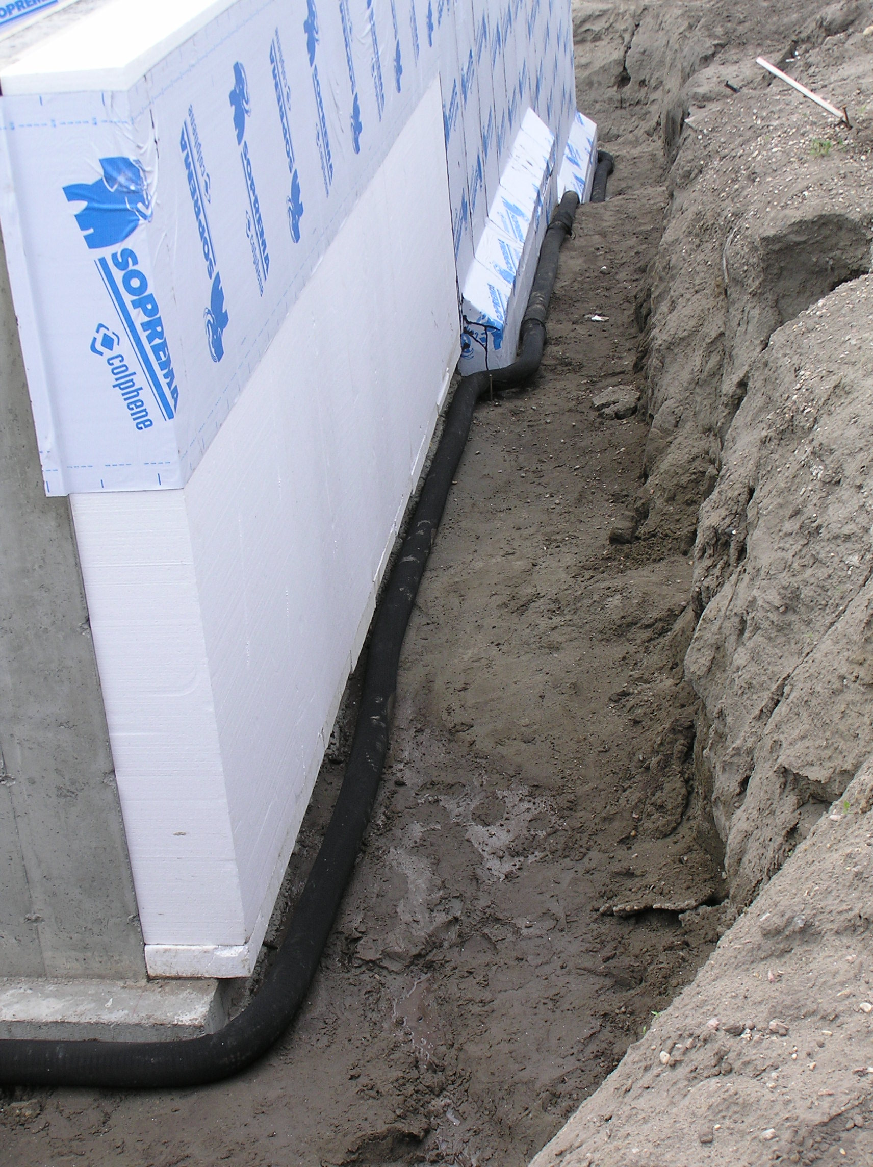 Foundation Drainage and Plumbing « Cottonwood Passive House