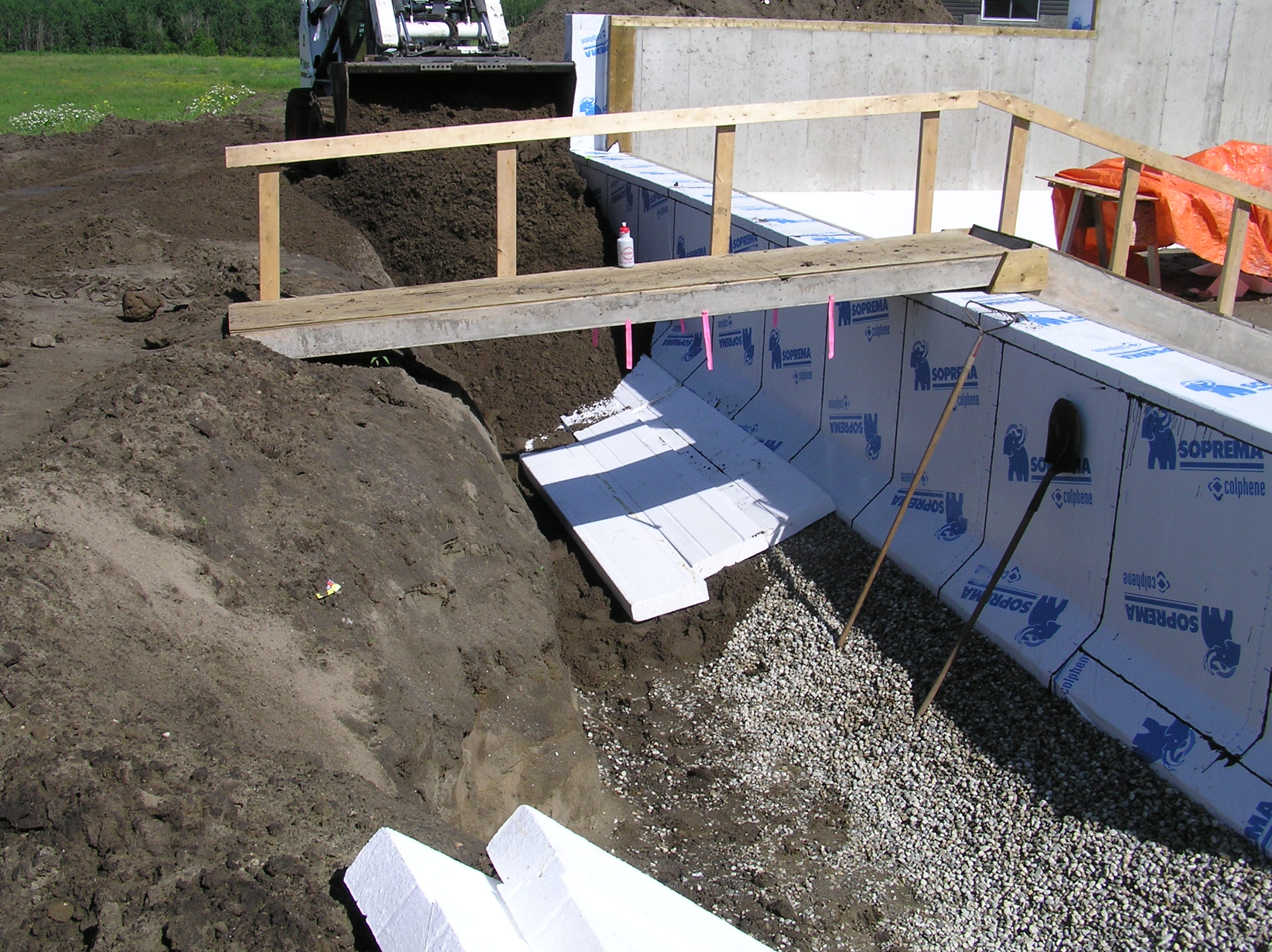 Foundation Drainage and Plumbing « Cottonwood Passive House